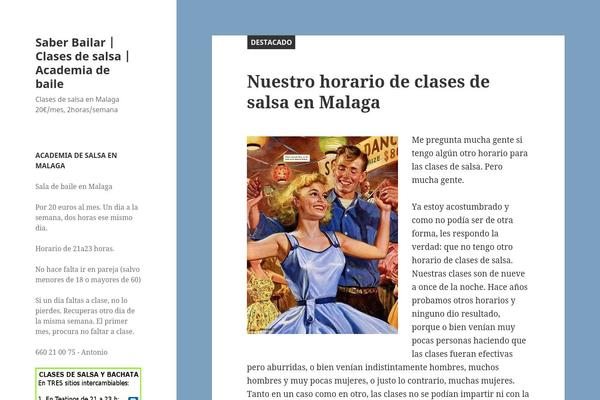 WordPress website example screenshot