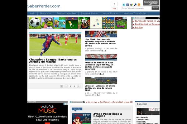 saberperder.com site used Qdiario_blogs_v2