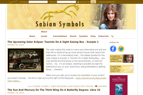 sabiansymbols.com site used Sabiansymbols
