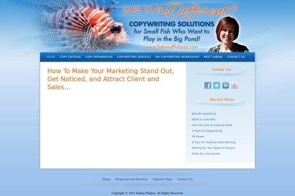 WordPress website example screenshot