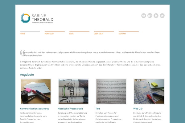 Perfekto theme site design template sample