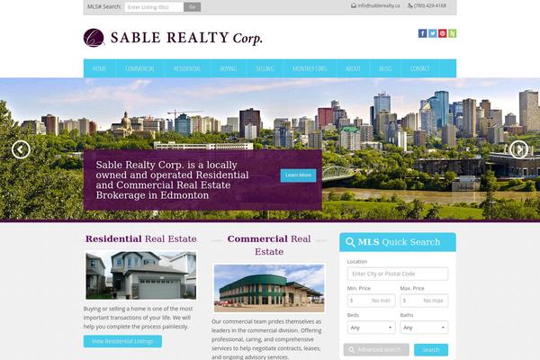 WordPress website example screenshot