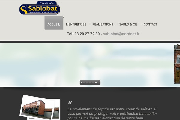 sablobat.fr site used Sablobat