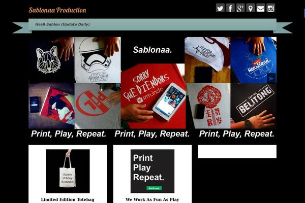 iRibbon theme site design template sample