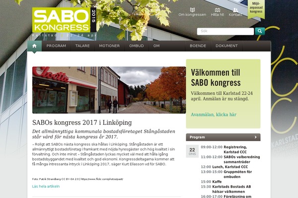 sabokongress.se site used Sabo