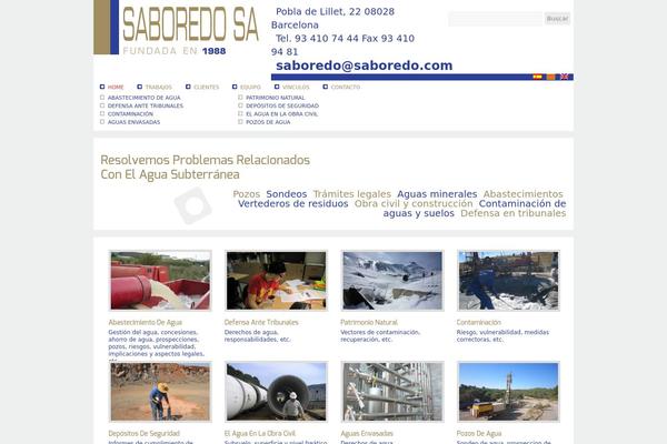 saboredo.com site used Saboredo