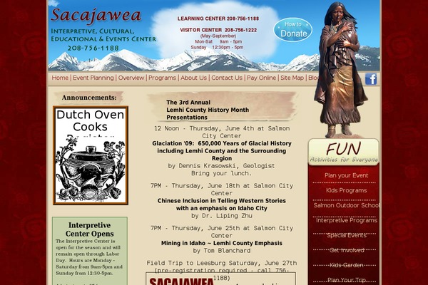 WordPress website example screenshot