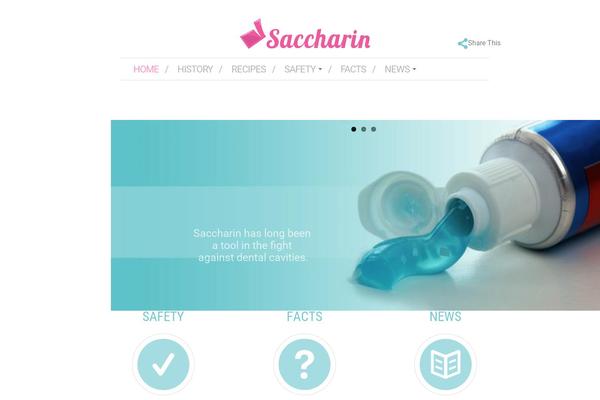 saccharin.org site used Saccharin
