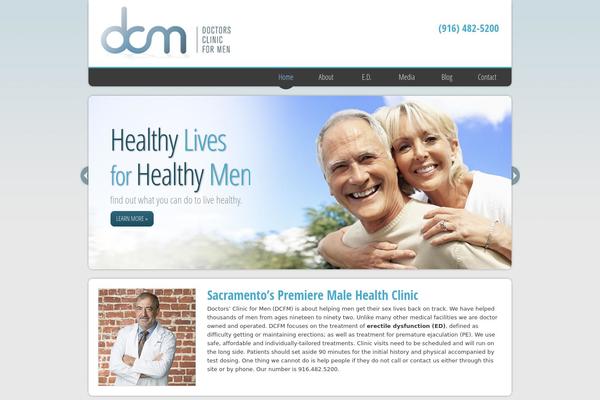 Dcm theme site design template sample