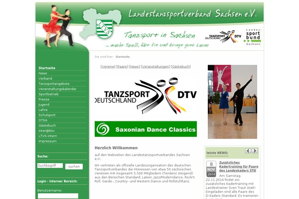 sachsen-tanzsport.de site used Xitro_default