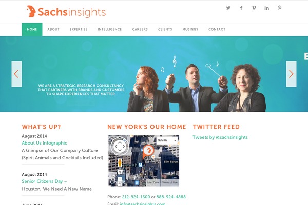 sachsinsights.com site used Insightfold