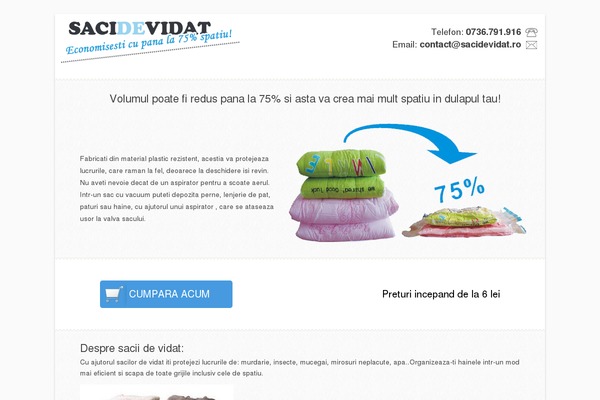 sacidevidat.ro site used Cxcart