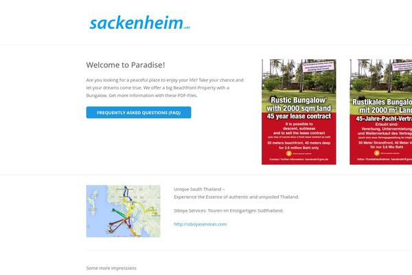 WordPress website example screenshot
