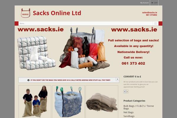 sacks.ie site used Sacks2017
