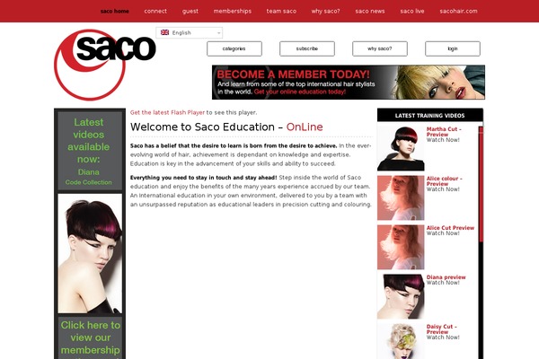 sacohaironline.com site used Sacooe