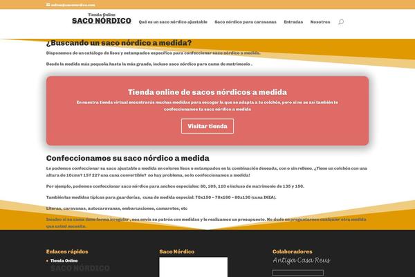 saconordico.com site used Divi3602divi-child