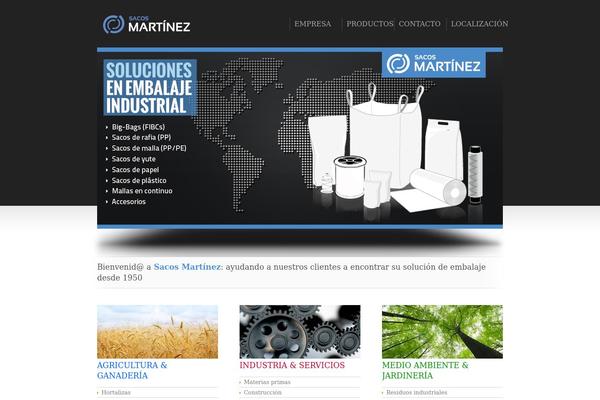 sacosmartinez.com site used Display