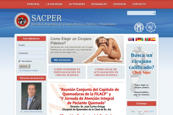 sacper.org.ar site used Sacperfinal
