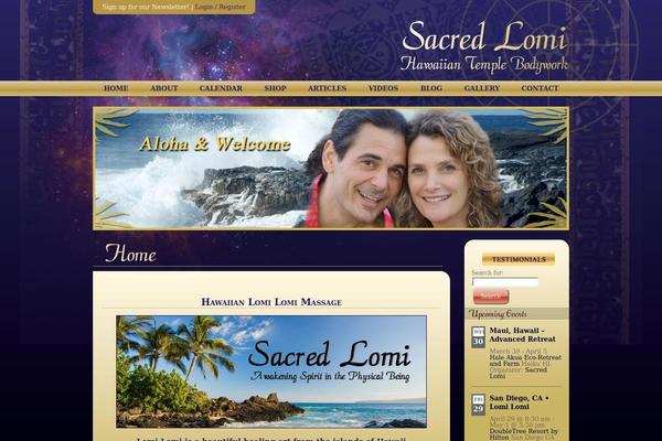 sacredlomi.com site used Sacredlomi