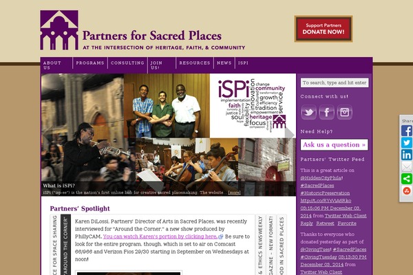 sacredplaces.org site used P4sp