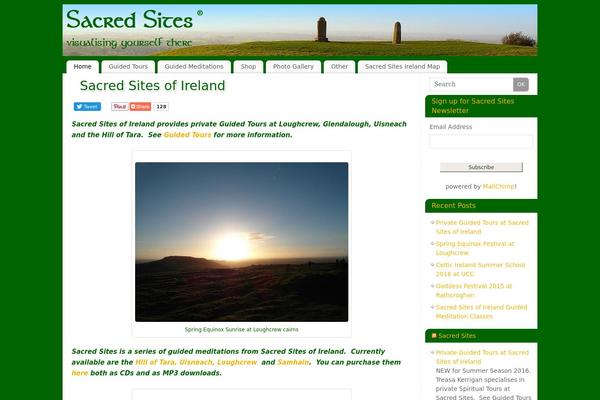 sacredsites.ie site used Mantra