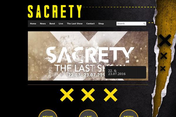 sacrety.de site used Blackbird