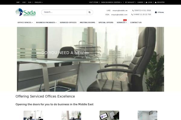 Porto Child theme site design template sample