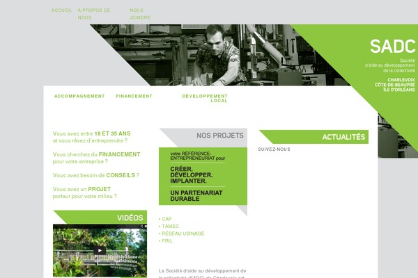 WordPress website example screenshot