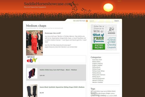 saddlehorseshowcase.com site used Evening-sun