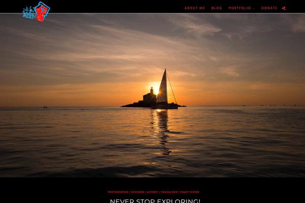 Photography theme site design template sample