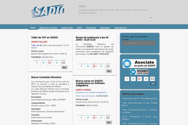 sadio.org.ar site used Sadio