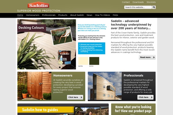 sadolin.co.uk site used Sadolin-2021
