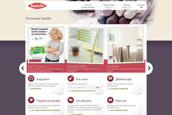 sadolin.fi site used Sadolin