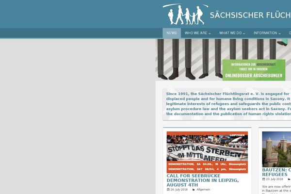 saechsischer-fluechtlingsrat.de site used Twentytwelve-sfr
