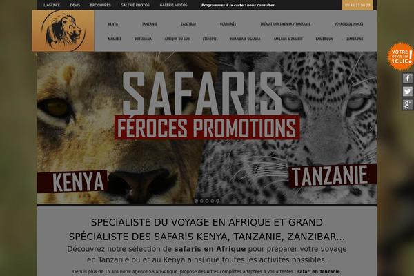 safari-afrique.com site used Theme-clean-master