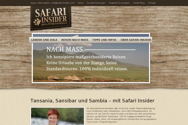 Safari theme site design template sample