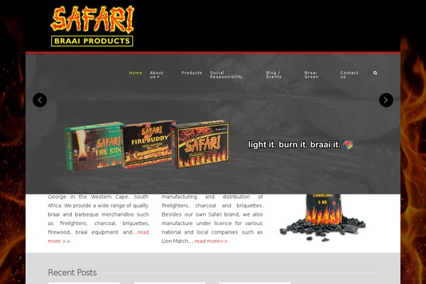 safarifirelighters.co.za site used Cinnabar