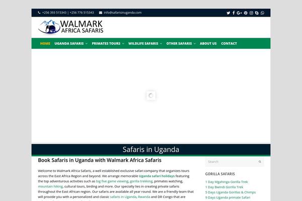 Uganda theme site design template sample