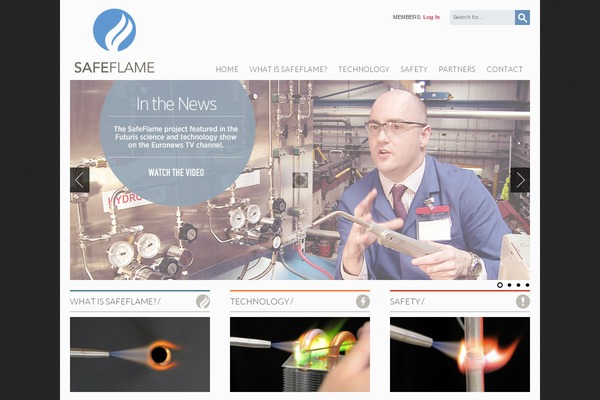 safeflameproject.eu site used Safeflame