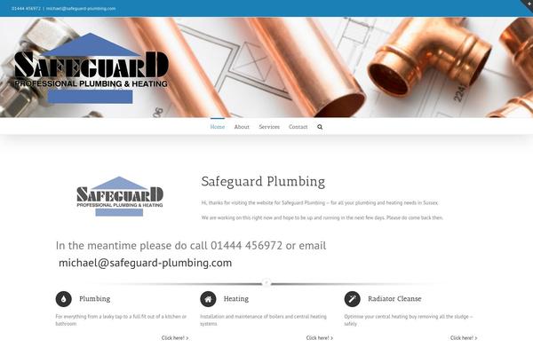 safeguard-plumbing.com site used Avada-child-01