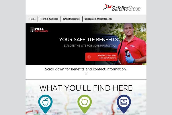safelitebenefits.com site used Pcomm-startr