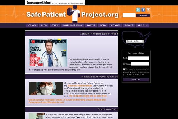 safepatientproject.org site used Wordpress-theme-safepatientproject