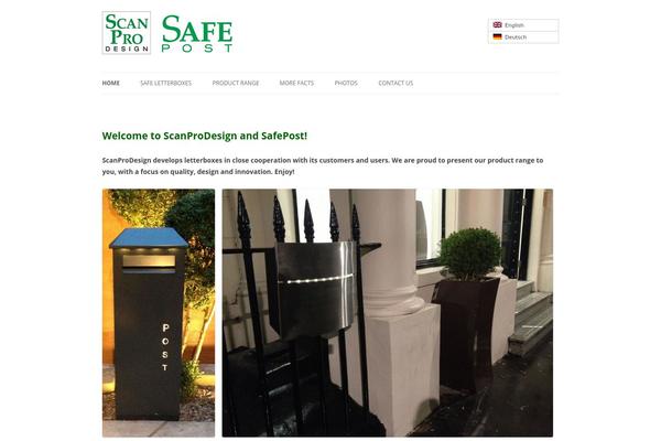 Twenty Twelve theme site design template sample