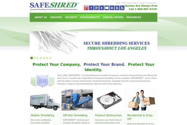 safeshred.com site used Rt Theme 6