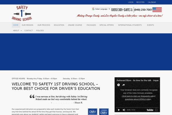 safety1stdriversed.com site used Canvas-child-theme