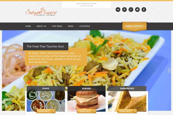 Bistro-responsive_foodie_app-theme theme site design template sample