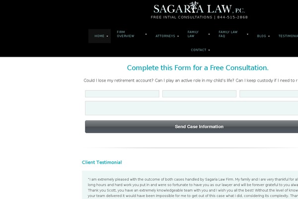 sagariafamilylaw.com site used Sagariafl