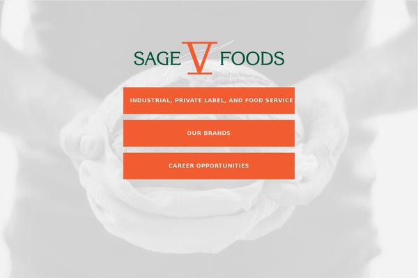 sagevfoods.com site used Sage-child