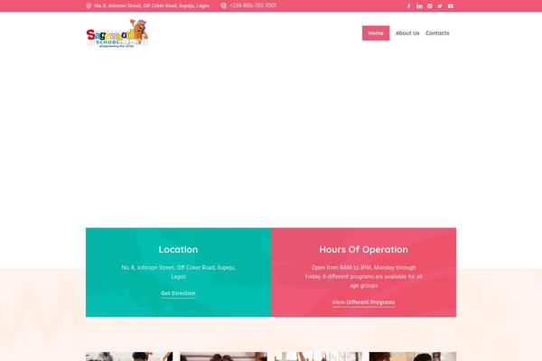 Bambini-child theme site design template sample