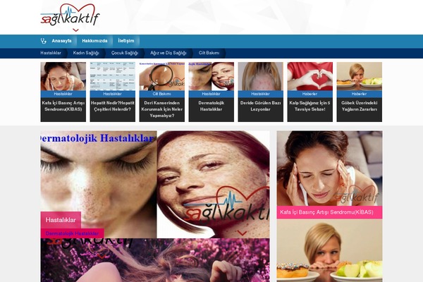saglikaktif.com site used F5tasarim